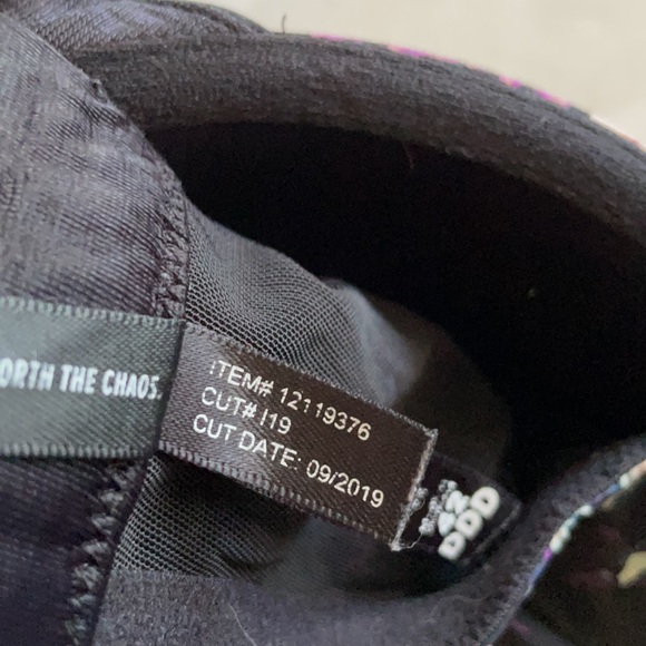 Torrid Curve Black Floral Bra Size 42 DDD - Picture 7 of 8